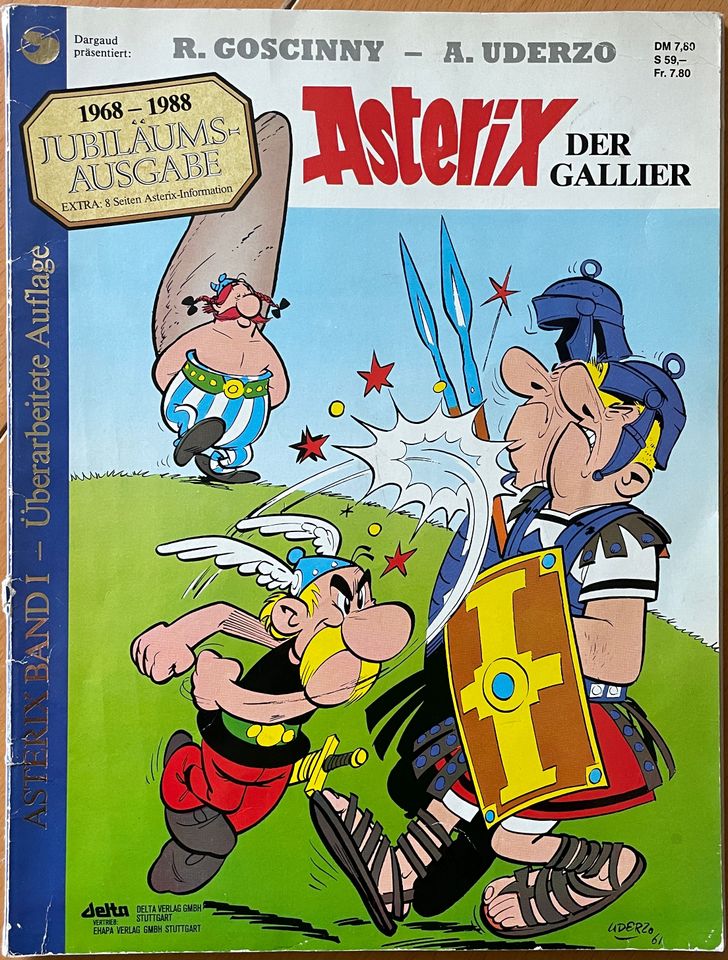 Asterix der Gallier - Asterix Band I - Jubiläumsausgabe 1988 in Ruppichteroth