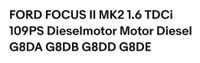 Motor Code: G8DA  Ford 1,6 Diesel  km 179004 Bremen - Hemelingen Vorschau