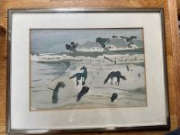 Aquarell Elke Niederreuther-Wilhelms Pferde auf Sylt Östliche Vorstadt - Fesenfeld Vorschau