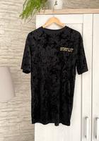 T-Shirtkleid Big Shirt Samtoptik lässiges Shirtkleid XS S Niedersachsen - Wolfsburg Vorschau