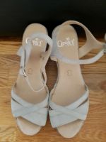 Neue Caprice Sandalen Gr.38 Leder grau Hessen - Fulda Vorschau