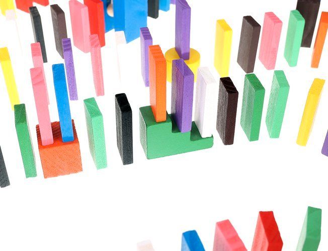 NEU * Holz Dominosteine für Kinder * Spielbausteine in Spenge
