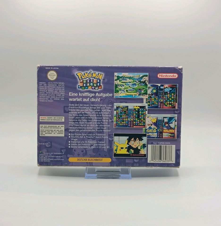 Nintendo 64/N64 | Pokemon Puzzle League in Burscheid