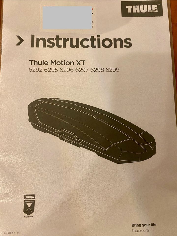 Thule Motion XT XL White , Dachträger Thule 753/4019/118 WB in Pulheim