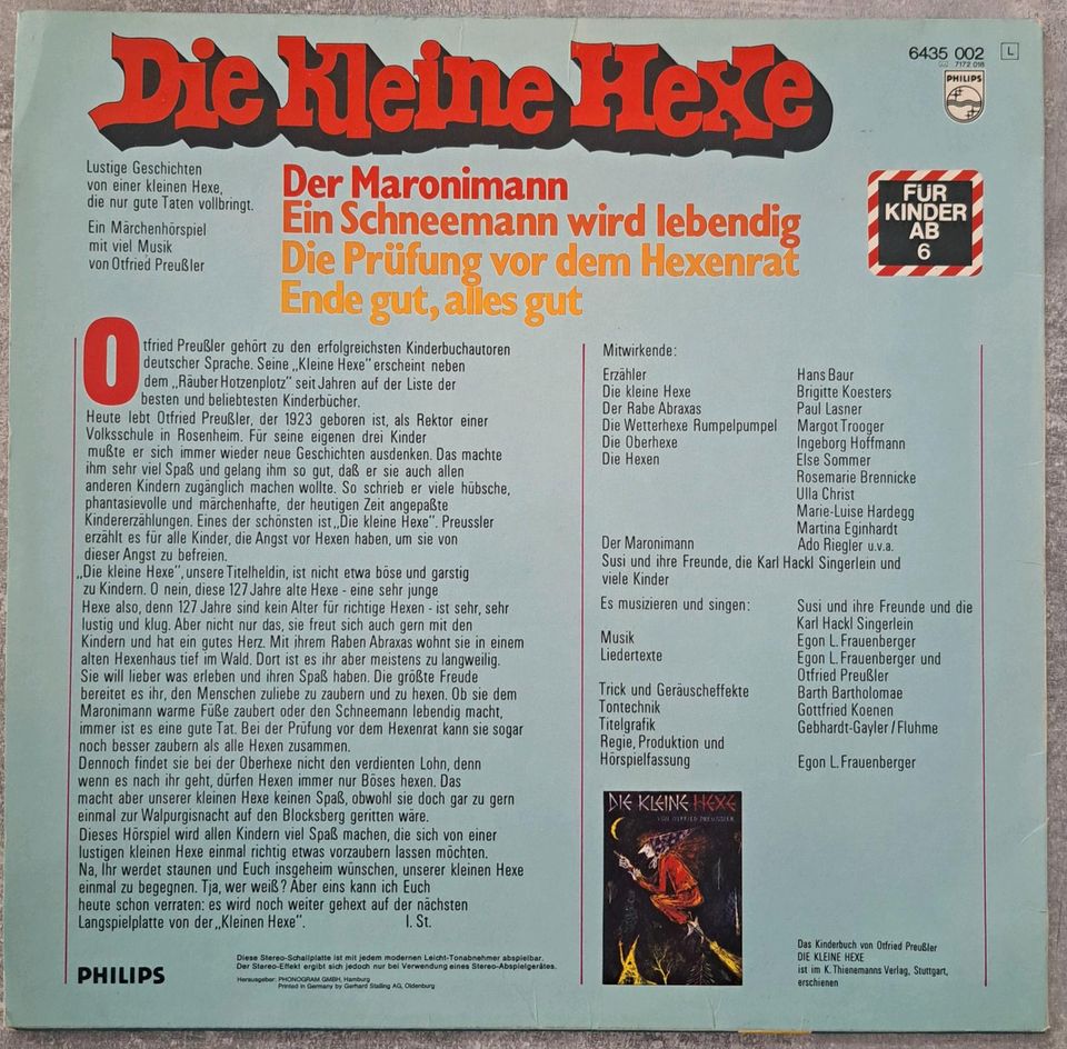 Schallplatte Die kleine Hexe Vinyl in Offenbach