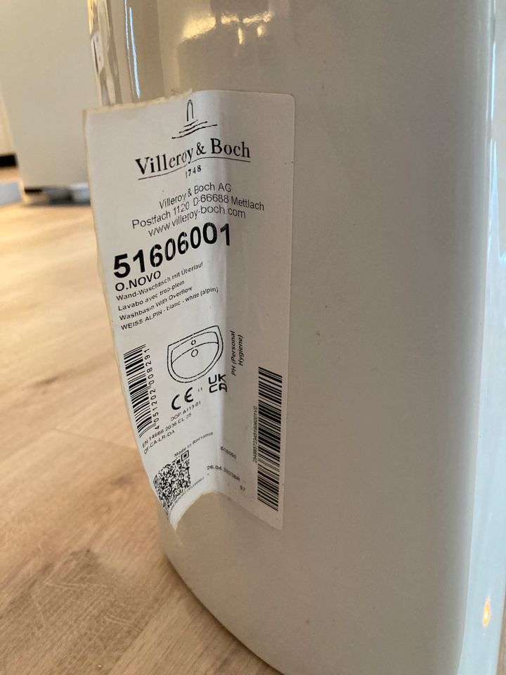 Villeroy & Boch Waschbecken O.novo 60x49cm in Ahrensburg