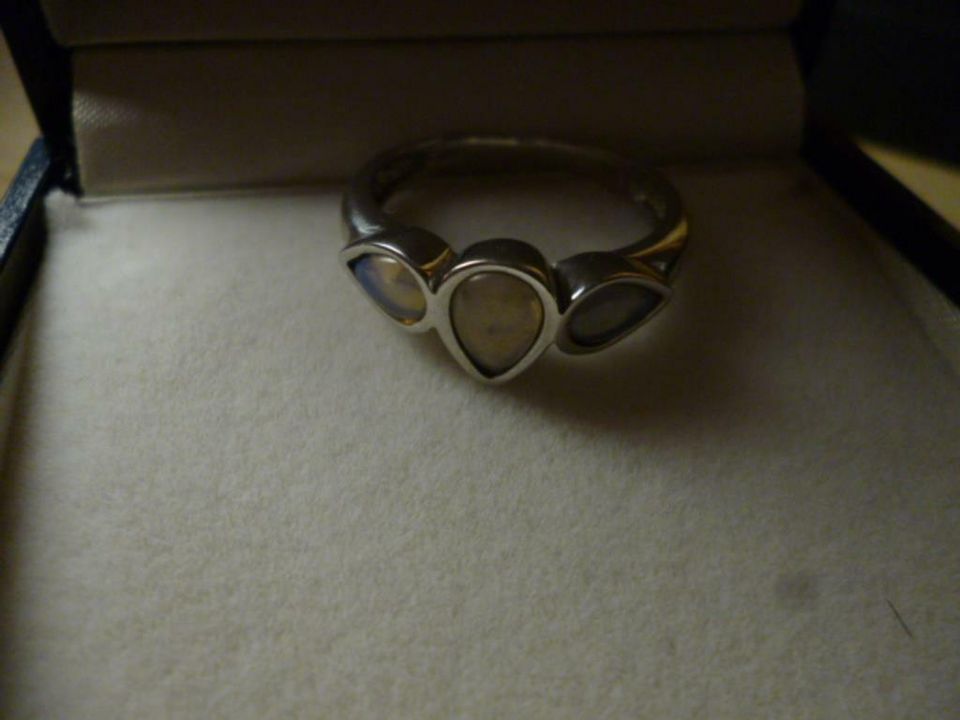 925 Sterling Silber Ring mit Kristallopal in Deggendorf