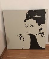 Audrey Hepburn Bild 90 x 90, Leinwand, Retro, Vintage Hessen - Eschwege Vorschau