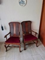 Zwei Stühle mit Samtkissen und Geflecht Nordrhein-Westfalen - Grefrath Vorschau