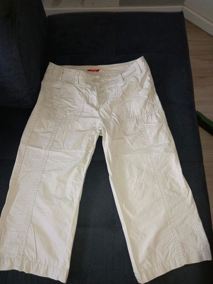 S.Oliver Hose 3/4 Creme in Friesoythe