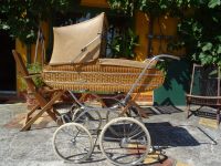 Kinderwagen Retro Nostalgie von Schmuck Korb Rattan Thüringen - Neustadt an der Orla Vorschau