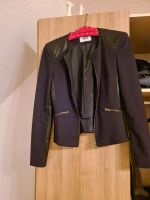 Jacke Blazer mit Leder von vero Moda schwarz gr 38 Herzogtum Lauenburg - Büchen Vorschau