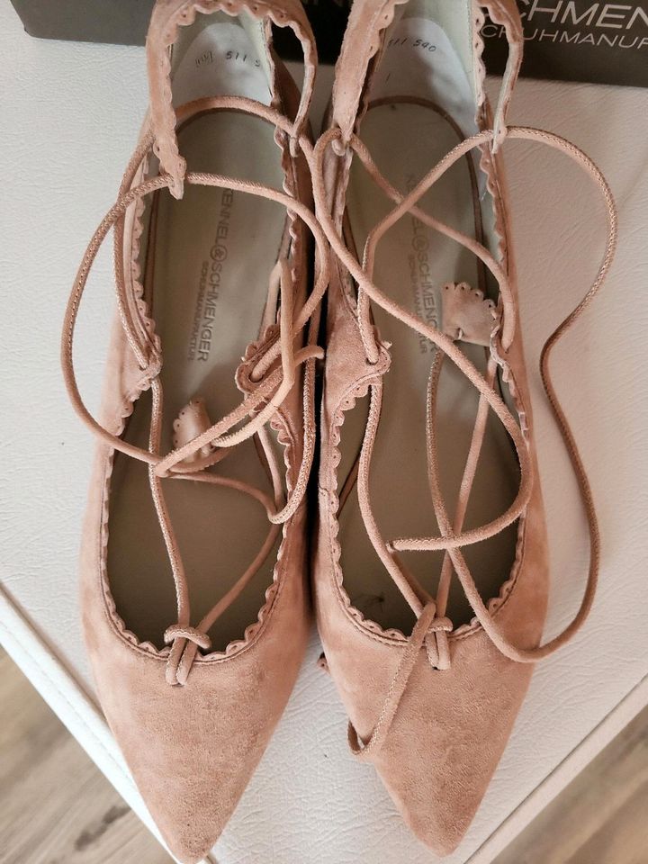 Kennel & Schmenger Sling Ballerina Sandale Samtziege Gr. 40 NEU in Wermsdorf