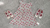 Kirsch  Kleid Sommerkleid Baumwollkleid mit passenden Schuhen Niedersachsen - Salzgitter Vorschau