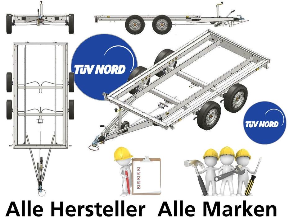 TÜV Reparatur PKW Anhänger Werkstatt ALLE Hersteller Service in