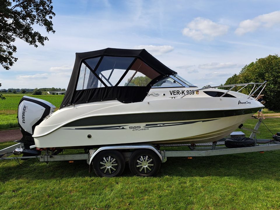 Galia 565 Cruiser Motorboot Evinrude E-Tec 150 PS H.O. in Landesbergen