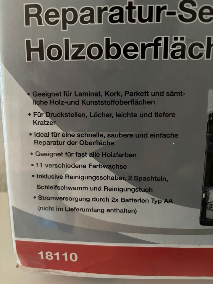 NEU Reparatur Set für Holzoberflächen Laminat Parkett Kork in Mannheim