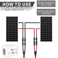 ANGEBOT bis ENDE 2024 - 2 Paar 6 mm² Solarkabel Y Verteiler Schleswig-Holstein - Trittau Vorschau