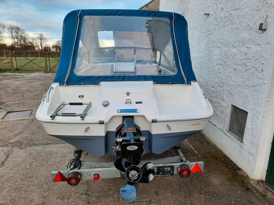 5m GfK Sportboot mit Mercuiser 3,0 inkl. Harbeck Trailer in Neuruppin