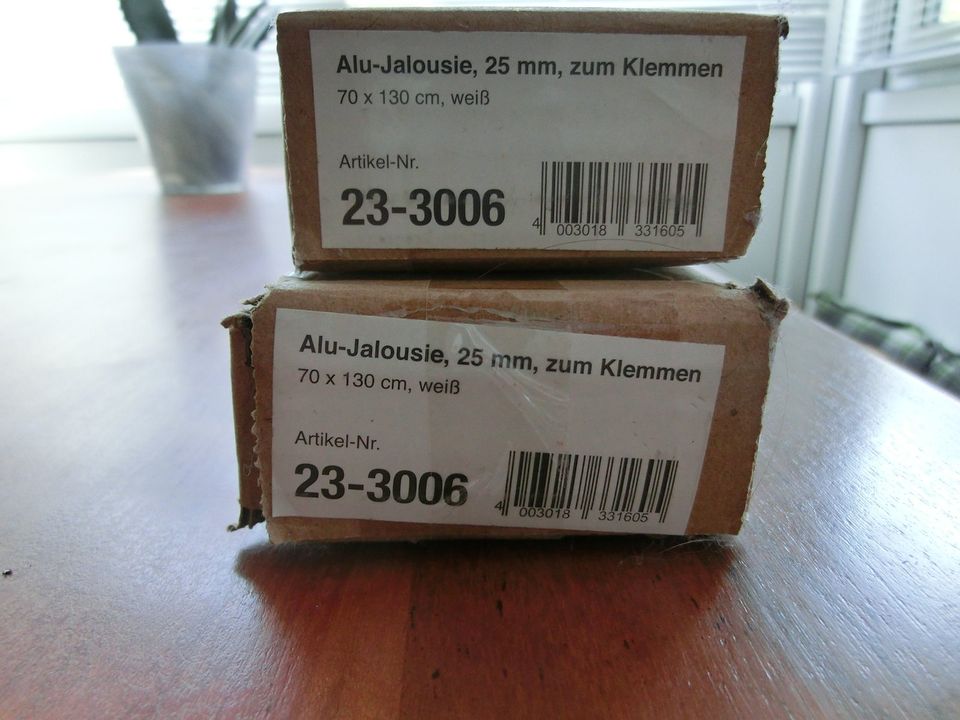 2x  Alu-Jalousie 70x130 weiß NEU in Eching (Kr Freising)