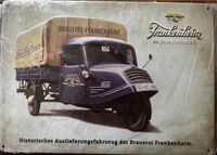 Frankenheim Brauerei Bier Schild OVP Blechschild Werbeschild Rheinland-Pfalz - Dattenberg Vorschau