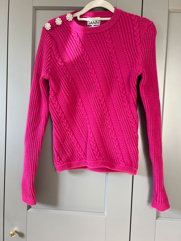 Pullover, Ganni, neu, pink, Schmucksteine , Damen, Größe s in Bad Schwartau