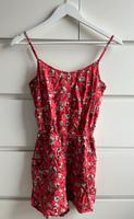 Jumpsuit korall/rot weiß Blumen H&M Xxs Xs Träger kurz Thüringen - Nordhausen Vorschau