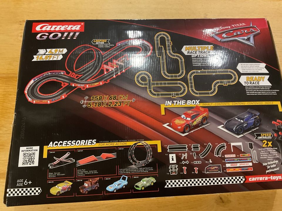 Carrera Go Disney Cars 1:43 in Rielasingen-Worblingen