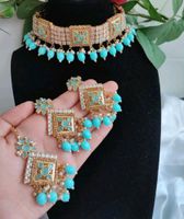 Indisches/Pakistanisches Blaues Schmuck Set Wandsbek - Hamburg Jenfeld Vorschau