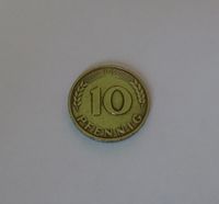 10 Pfennig, Bank Deutscher Länder, 1949, F, Umlaufmünze Brandenburg - Luckau Vorschau