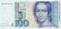 Banknote 100 DM Obervieland - Kattenturm Vorschau