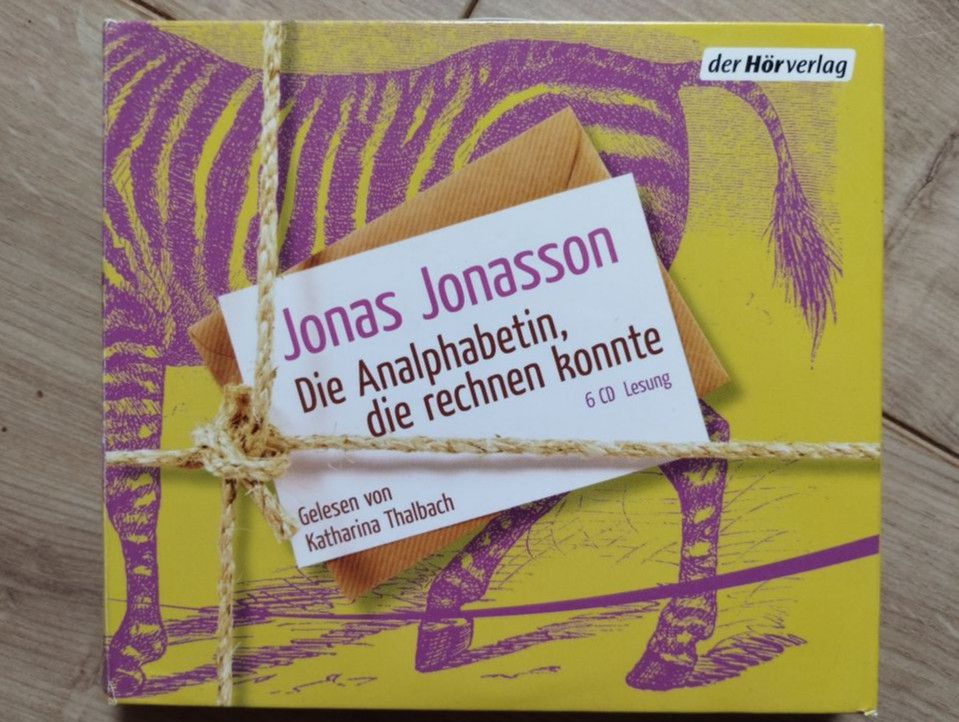 Hörbuch CD Jonas Jonasson, Die Analphabetin, die rechnen konnte in Murnau am Staffelsee