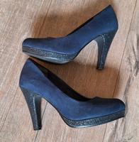 Highheels Gr 38 von Marco Tozzi blau Hessen - Frielendorf Vorschau