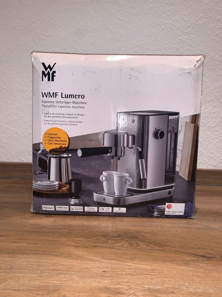 WMF Lumero Espressomaschine/Kaffeemaschine Siebträger 1400 W. NEU in Essen