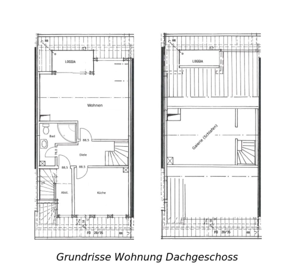 Attraktive DG Wohnung im 2 FH, Gladbeck, Alt-Rentfort in Gladbeck