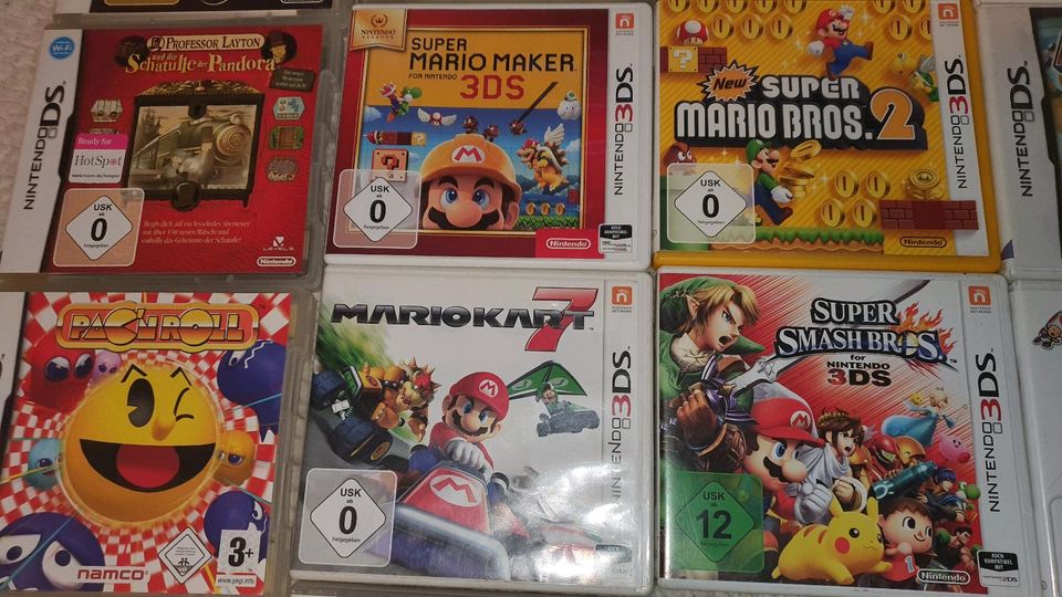 Nintendo 3DS + DS Spiele -  Pokemon , Mario u. a. in Schleswig