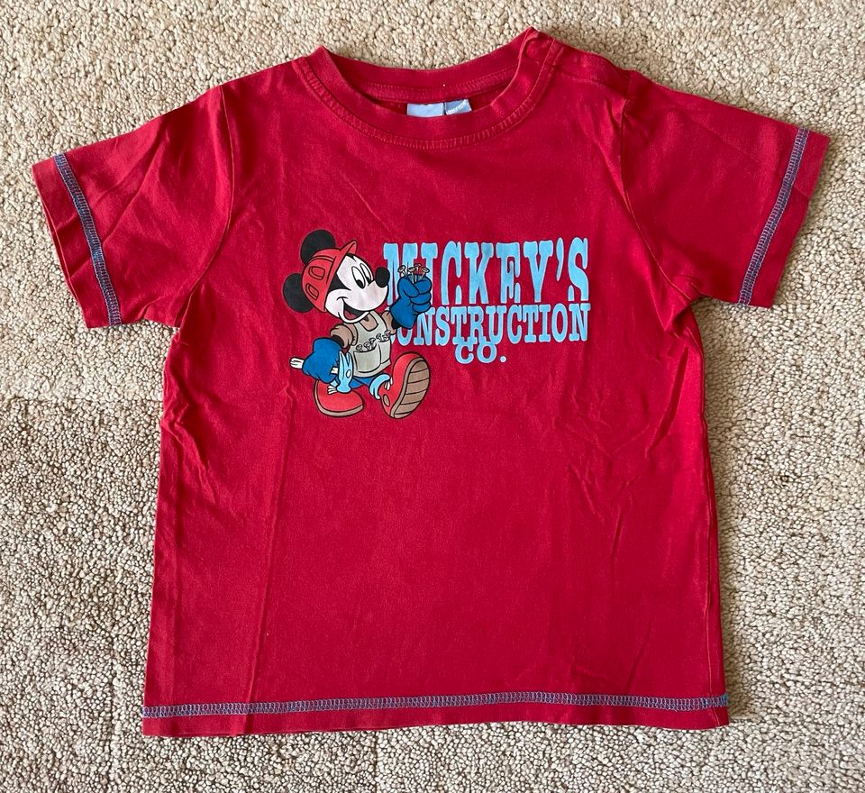 Original DISNEY Baby T-Shirt, rot, Gr. 98/104 in Herten