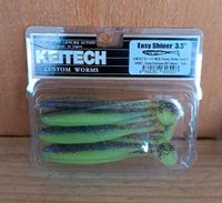 Keitech Custom Worms Easy Shiner 3.5" Purple Chartreuse Köder NEU Niedersachsen - Bad Bentheim Vorschau