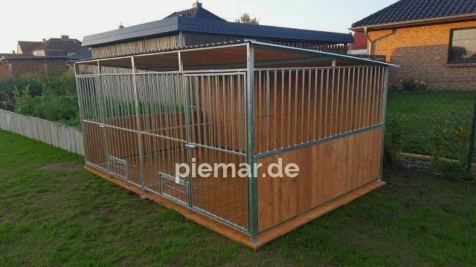 Hundezwinger 5x3m verzinkt mit Holzverkleidung inkl. Lieferung in Schwäbisch Hall