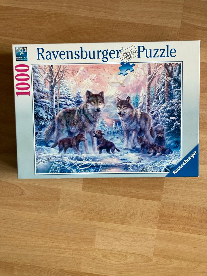 Puzzle, 1000 Teile Ravensburger Wölfe in Düren