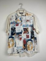 Vintage Crazy Pattern Hemd - Retro Shirt - Oldschool - 90s -Gr. M Niedersachsen - Neuenhaus Vorschau