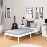 ⭐ NEU Bett Holzbett Futonbett Kinderbett Weiß 90x200 cm 031-Ma Wiesbaden - Mainz-Kastel Vorschau