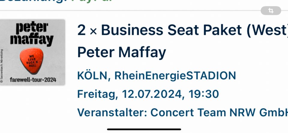 peter maffey KÖLN, Rheinenergie STADION, Business Seat Paket West in Kreuzau