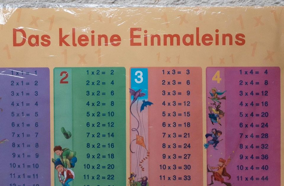 Poster "Das kleine Einmaleins" in Göttingen
