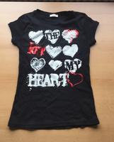Schwarzes T-Shirt mit Aufdruck pimkie Bayern - Dillingen (Donau) Vorschau