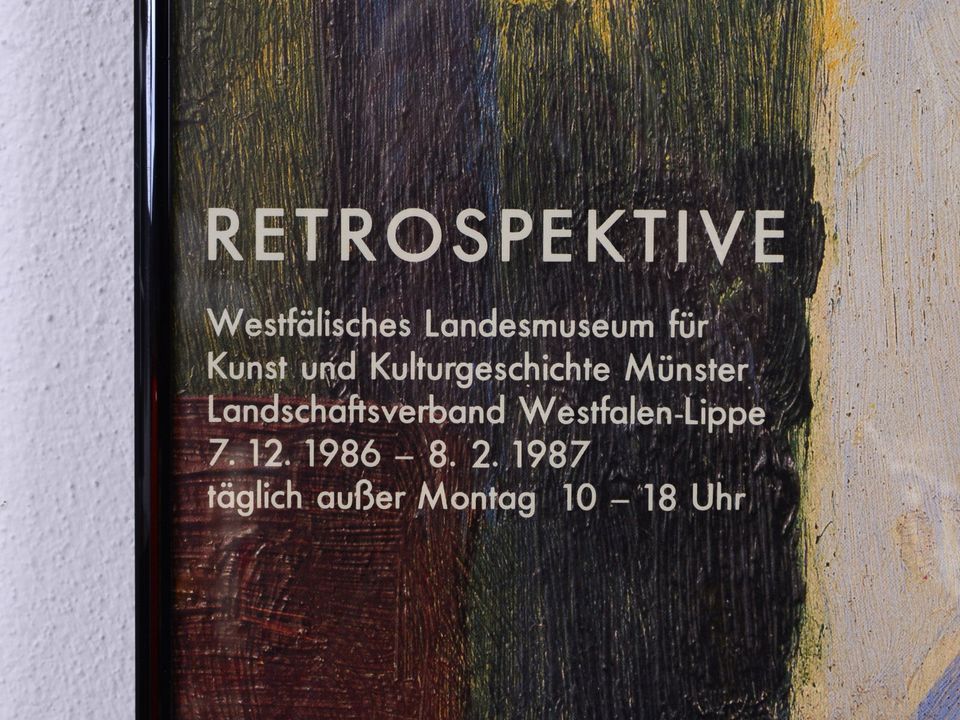 Kunstdruck August Macke Retrospektive Poster Bild Plakat in Dresden