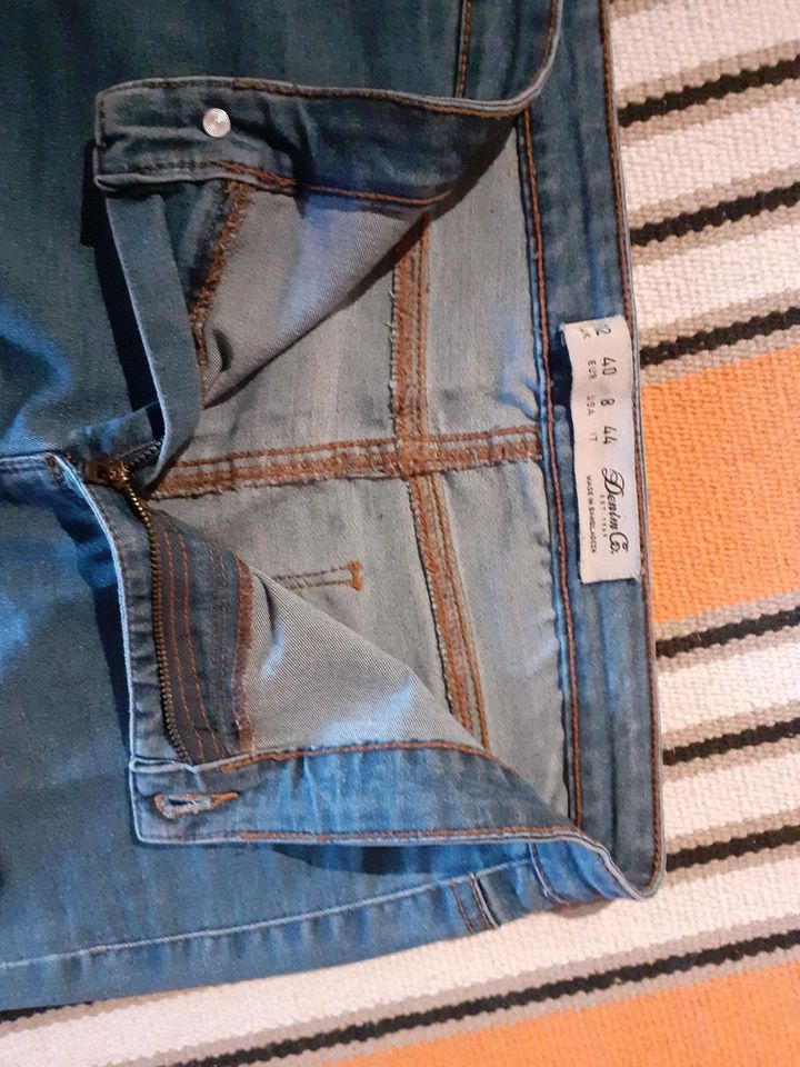 Denim- Jeans, Größe 40 für Mädels, blau, Zustand gebraucht in Oy-Mittelberg