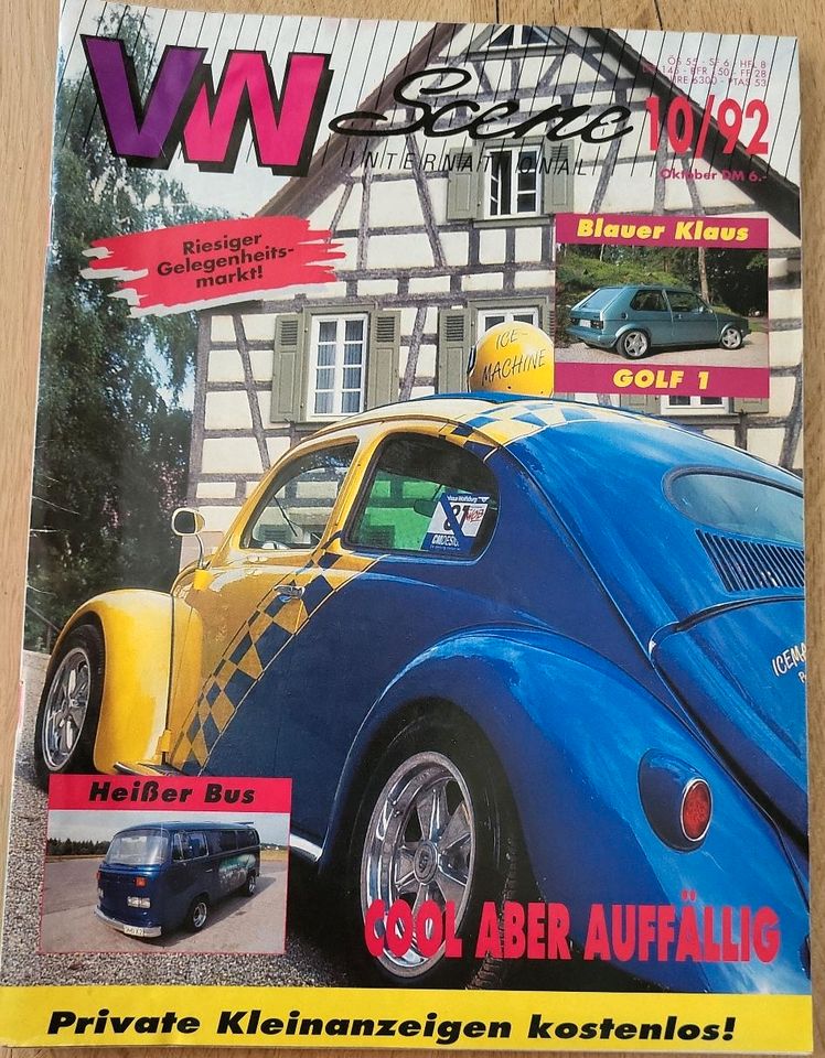 VW Scene International Sammlerzeitschriften 92 in Raubling