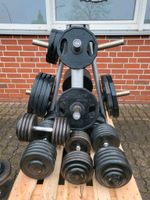 AKTIV BARBELL M&F GYM GEWICHTSSCHEIBEN KURZHANTELN  WEIGHT 80 Nordrhein-Westfalen - Senden Vorschau