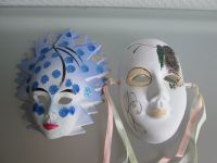 2 Gipsmasken Venezianische Masken 80er Jahre Vintage Deko Berlin - Lichtenberg Vorschau